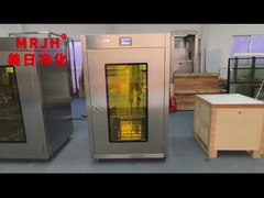 Усовершенствованный стерилизатор для прохождения через ксеноновую ультрафиолетовую камеру для безопасной передачи материала в чистые комнаты.