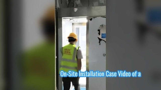 Видео примера установки крупномасштабного воздушного душа на месте