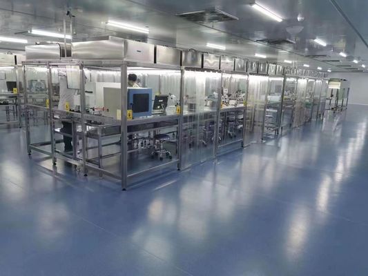 Специализированная модульная рабочая станция чистой комнаты с HEPA-фильтрационными блоками вентиляторов и соответствием ISO5 ~ ISO9