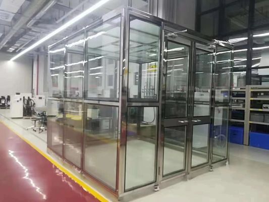 Специализированная модульная рабочая станция чистой комнаты с HEPA-фильтрационными блоками вентиляторов и соответствием ISO5 ~ ISO9