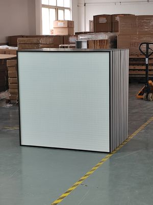 OEM Высокопоточный фильтр HEPA H13 H14 U15 U16 Удаление частиц Низкий шумный воздушный фильтр
