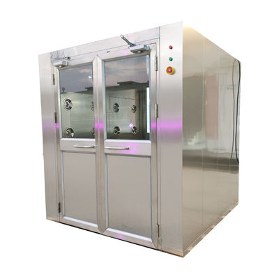GMP сертифицированный 201 из нержавеющей стали OSHA-соответствующий грузовой воздушный душ для входа в чистую комнату