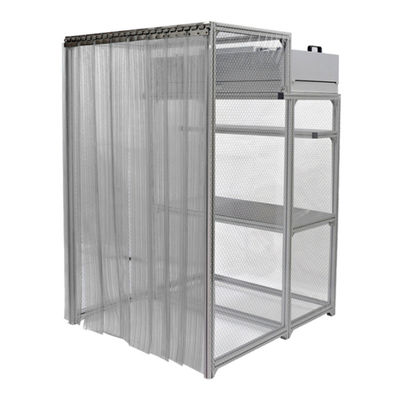ISO Class 5 Cleanroom Booth с антистатической алюминиевой конструкцией и регулируемым контролем воздушного потока