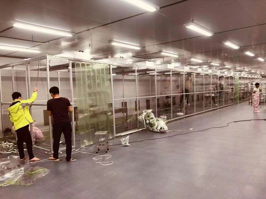 Специальный корпус для чистых помещений с рамой из нержавеющей стали 304, соответствием классу 5 ISO и фильтрацией HEPA 34× FFU