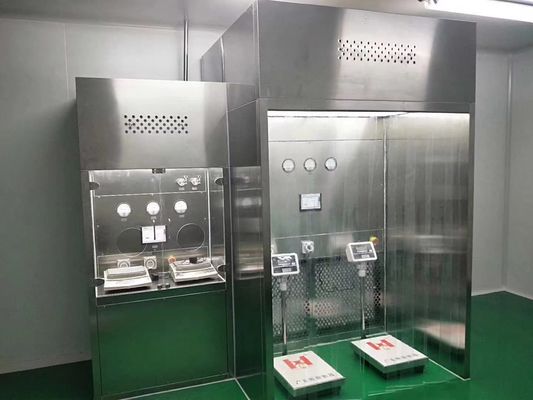 ГМП Взвешивающий кабинет отрицательного давления H14 HEPA фильтрация Система сдерживания пыли