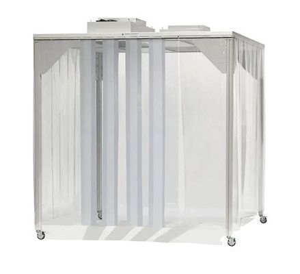 ISO 5 Clean Booth с системой HEPA FFU. Модульный и мобильный дизайн для лабораторий/электроники.