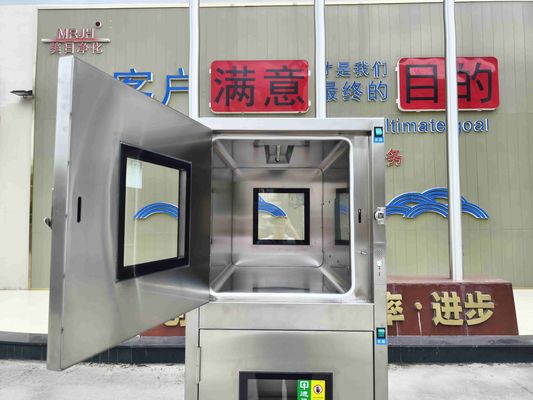 Ультрабезопасный трехслойный механически блокируемый передаточный бокс с УФ-стерилизацией