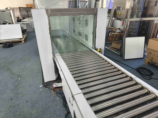 Роликовый конвейер с приводом, воздушный душ, проходной бокс | Система передачи материалов для чистых помещений