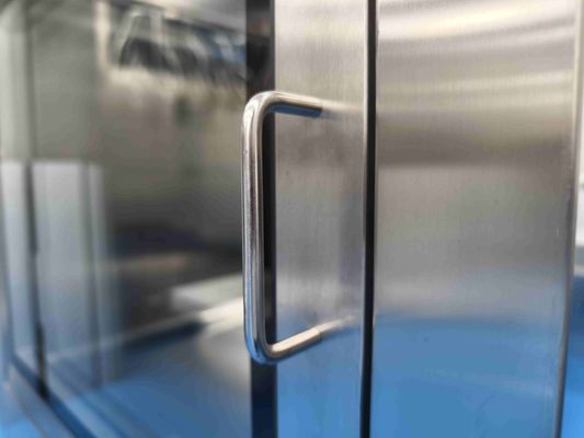 Двухдверный электронный пропускный ящик с замком.