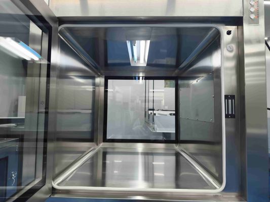 Двухдверный электронный пропускный ящик с замком.