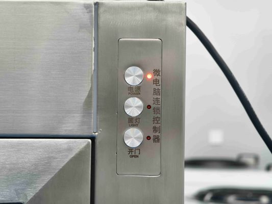 Двухдверный электронный пропускный ящик с замком.