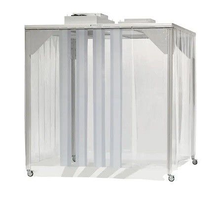 ISO 5 Clean Booth с системой HEPA FFU. Модульный и мобильный дизайн для лабораторий/электроники.