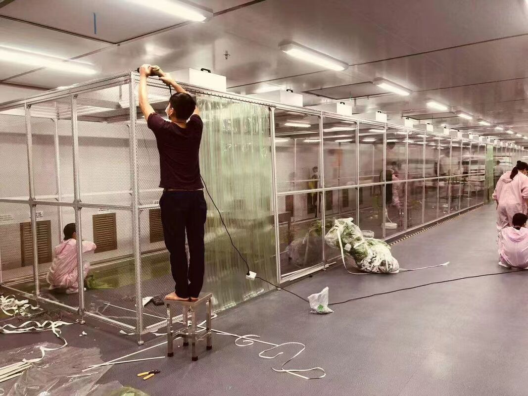 ISO Class 5 Cleanroom Booth с антистатической алюминиевой конструкцией и регулируемым контролем воздушного потока